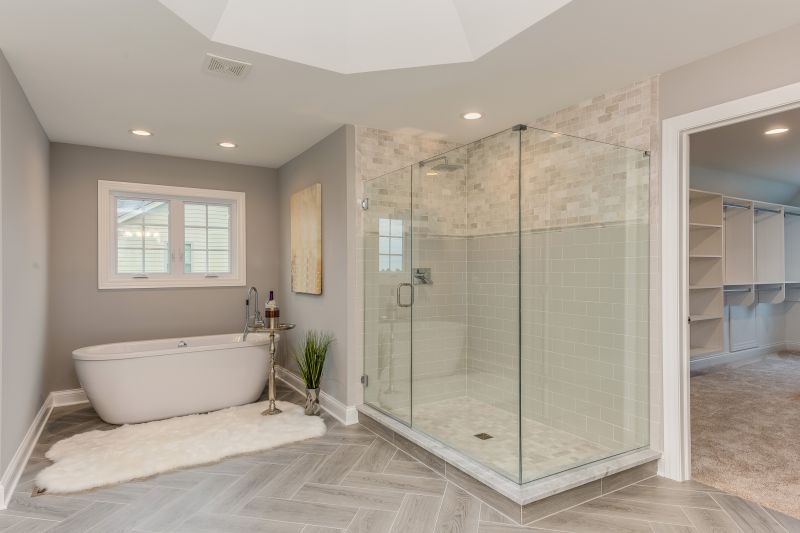 Open Concept Shower Space